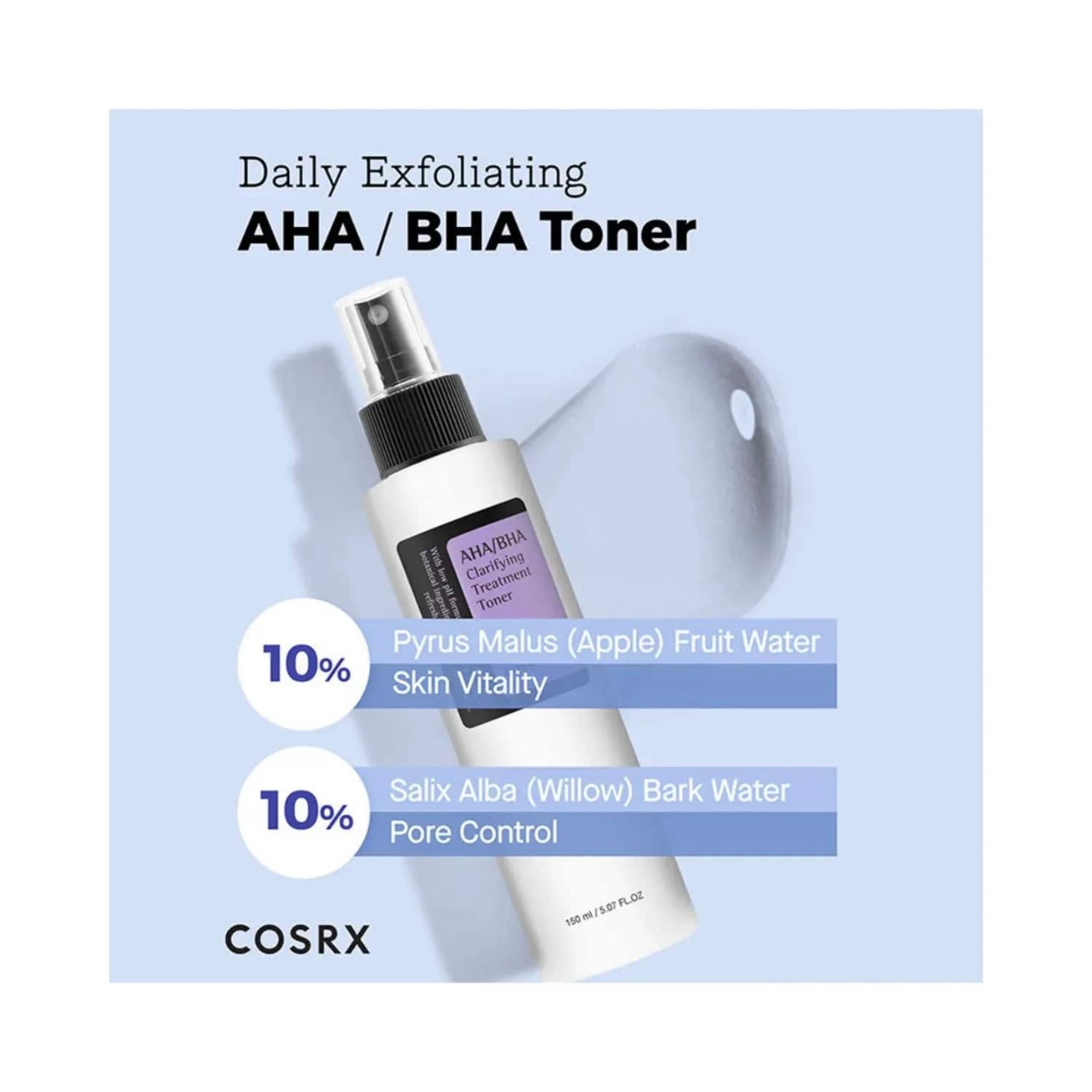 COSRX AHA/BHA Clarifying Treatment Toner 150ml