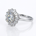 Ornate Sunburst Ring ( Free Size )