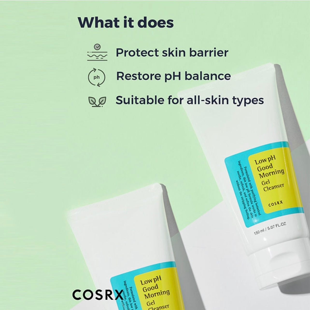 COSRX Low pH Good Morning Gel Cleanser | 150ml