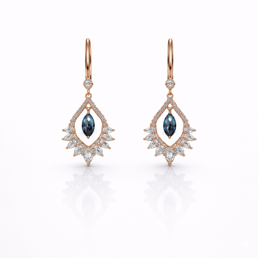 Teardrop Crystal Earrings