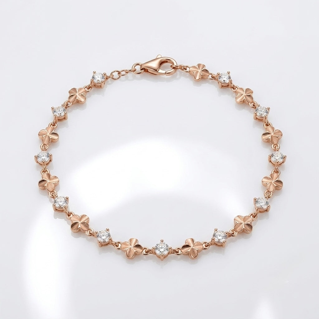 Clover Charm Bracelet (MEL-12378)