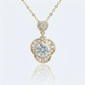 Royal Heart Sparkle Pendant Necklace