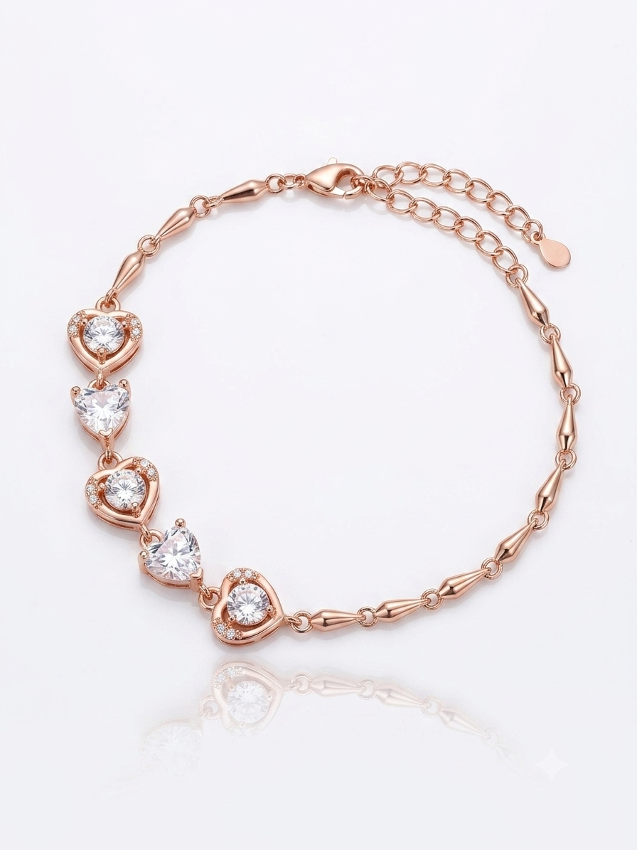 Radiant Heart Bracelet (MEL-12376)