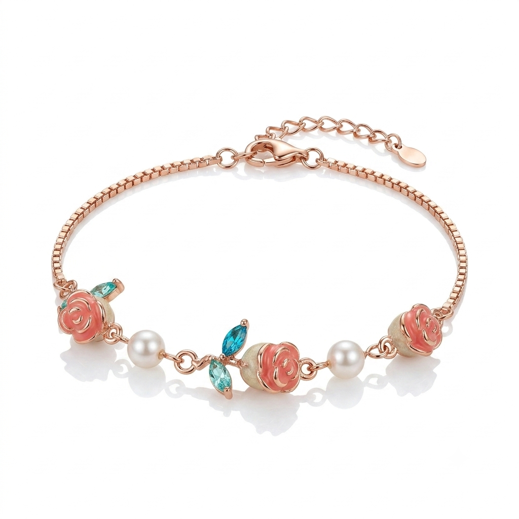 Rose Pearl Bracelet (MEL-12371)