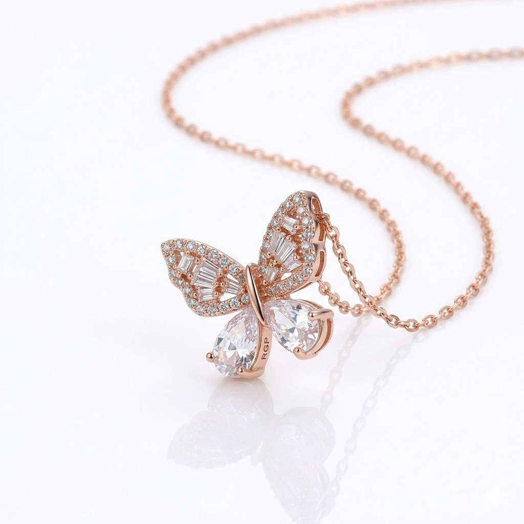 Butterfly Grace Pendant Chain