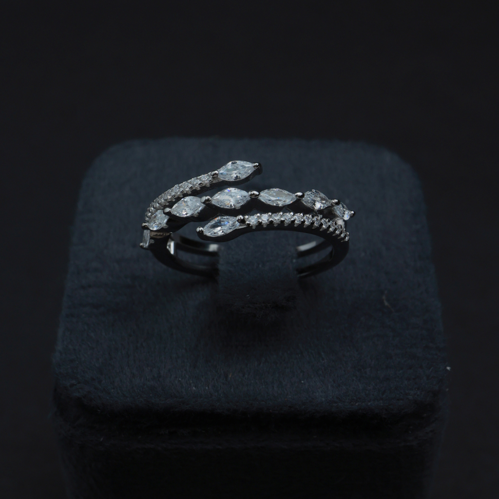 Laurel Duo Band Ring(Adjustable)