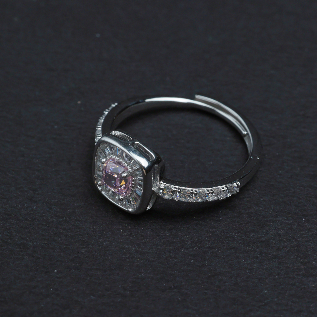 Blush Halo Ring(Adjustable)
