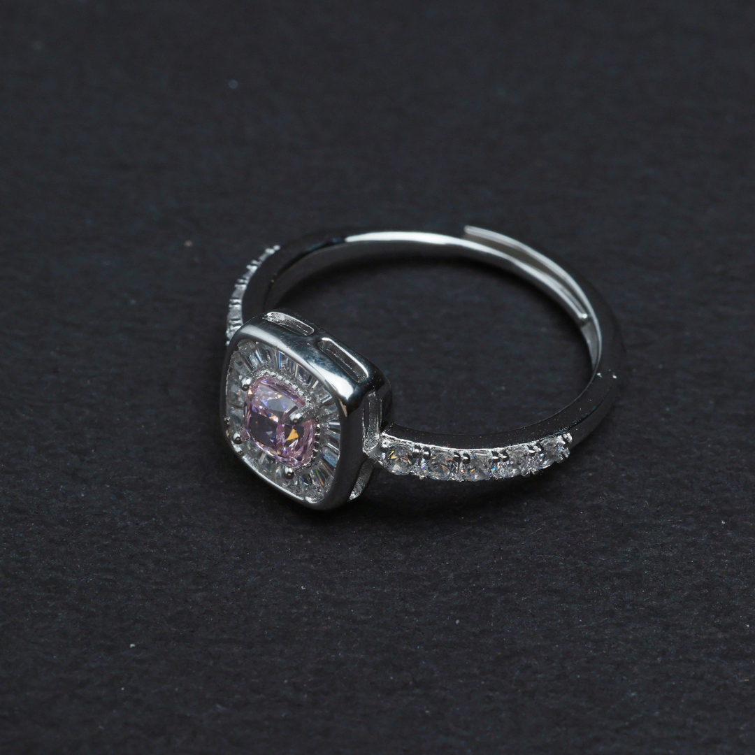 Blush Halo Ring(Adjustable)