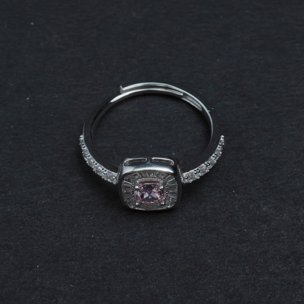 Blush Halo Ring(Adjustable)