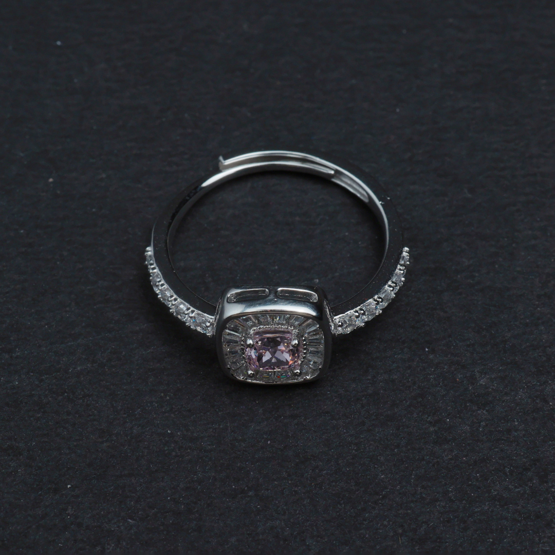 Blush Halo Ring(Adjustable)