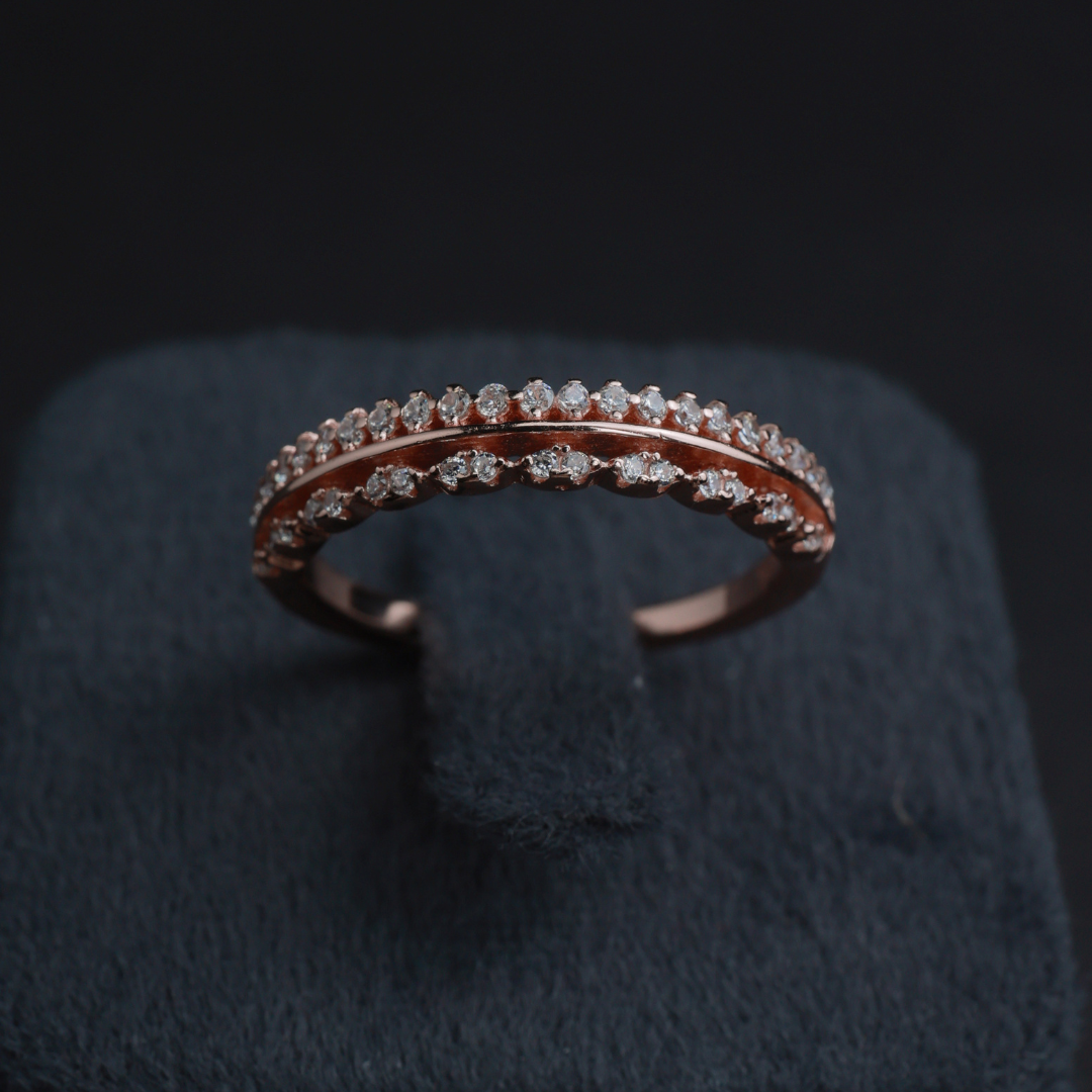 Rose Duo Band Ring