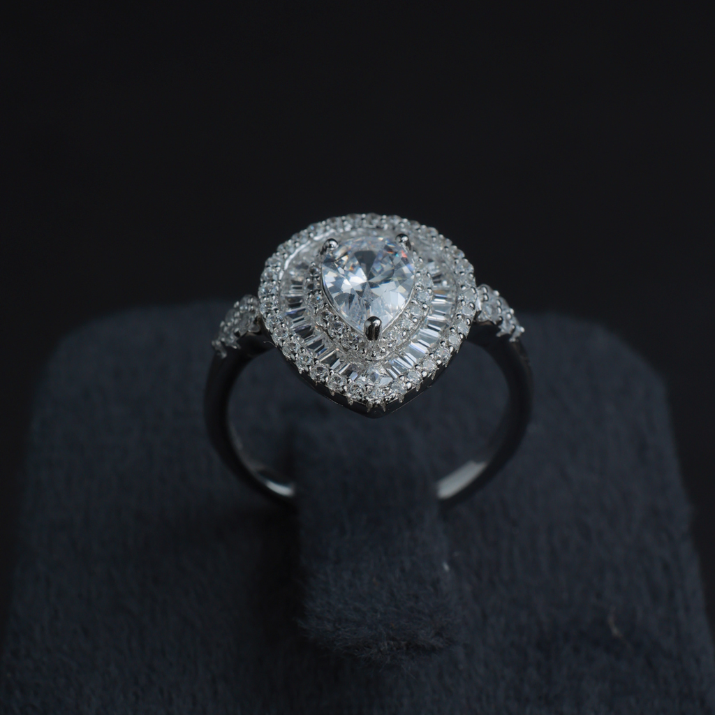 Pearl Halo Ring(Adjustable)