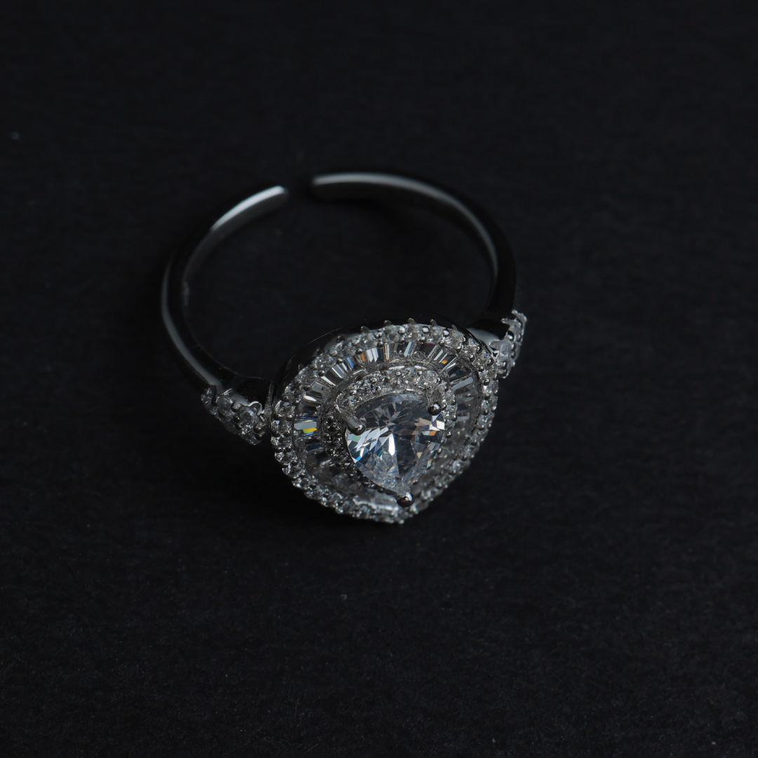 Pearl Halo Ring(Adjustable)