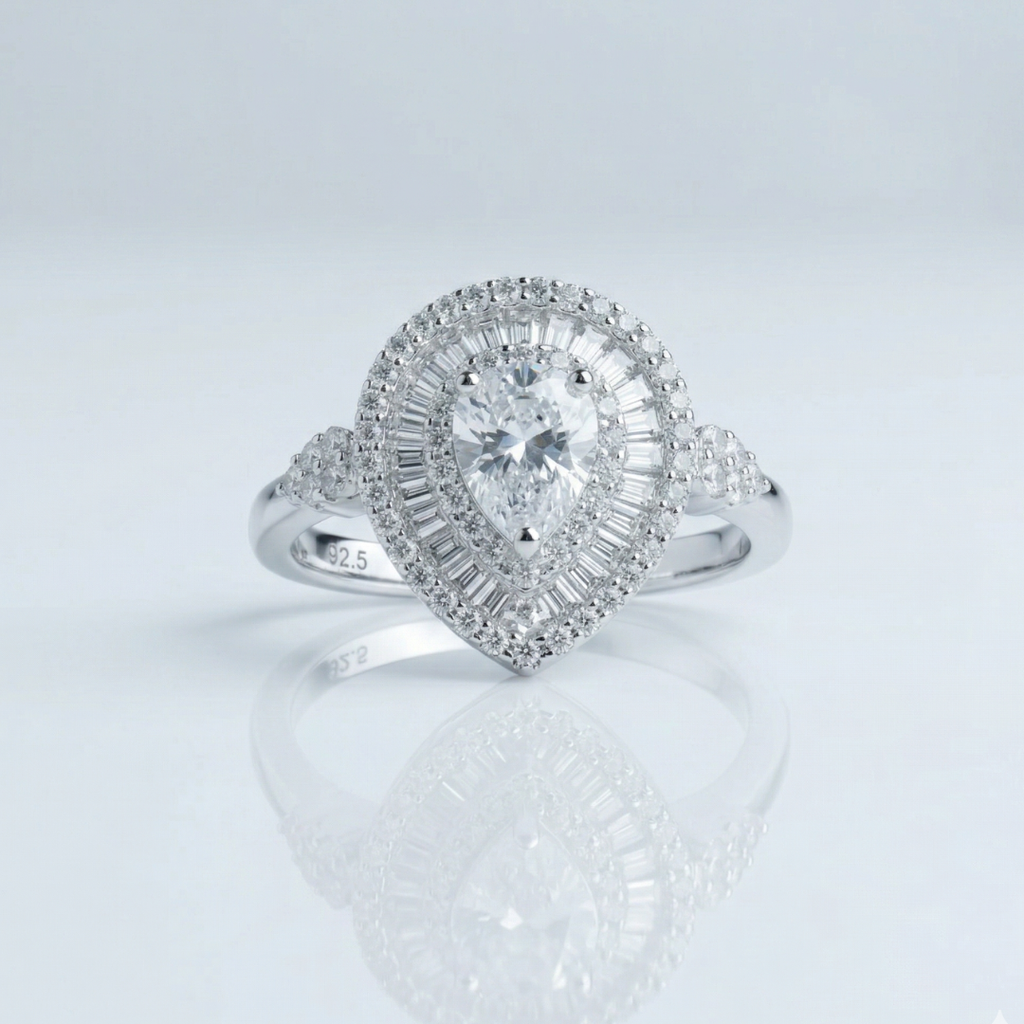 Pearl Halo Ring(Adjustable)