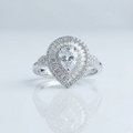 Pearl Halo Ring(Adjustable)