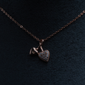 Twin Heart Charm Necklace