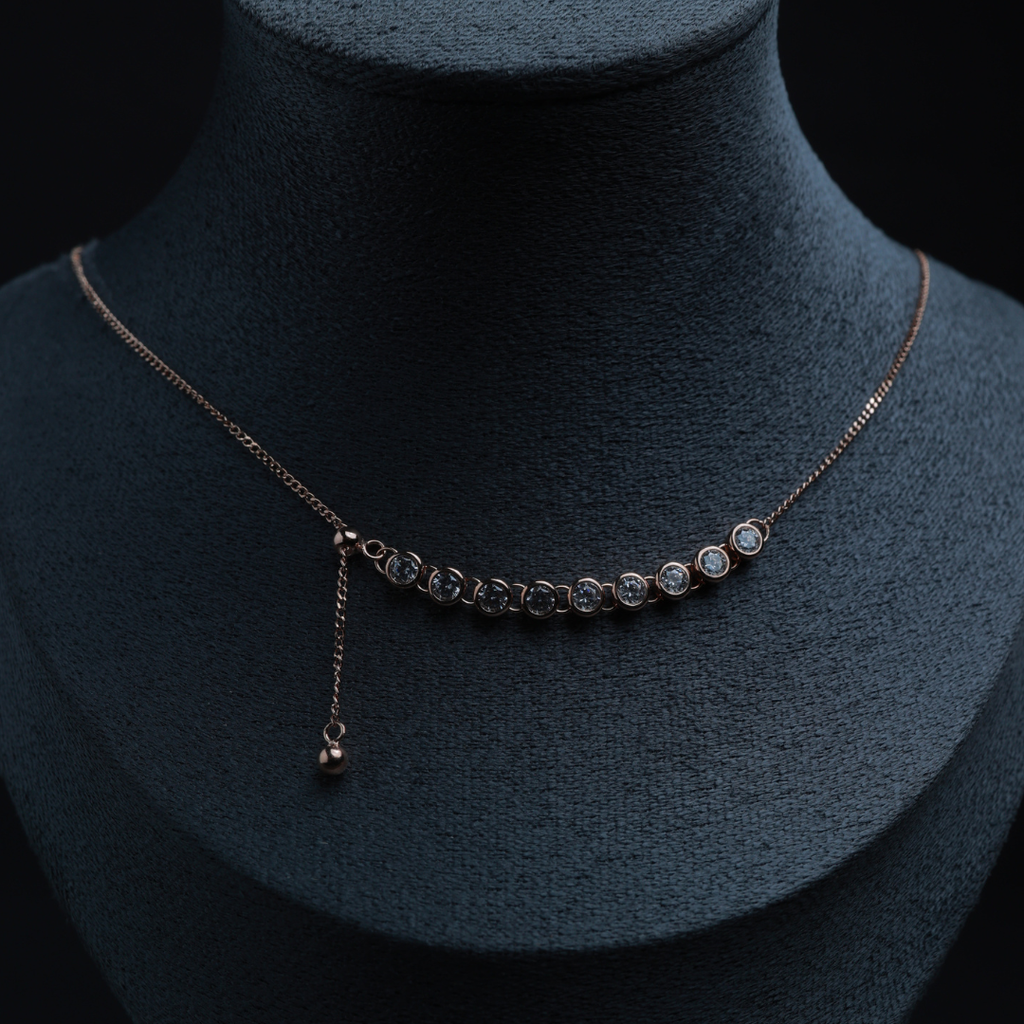 Celeste Spark Line Necklace