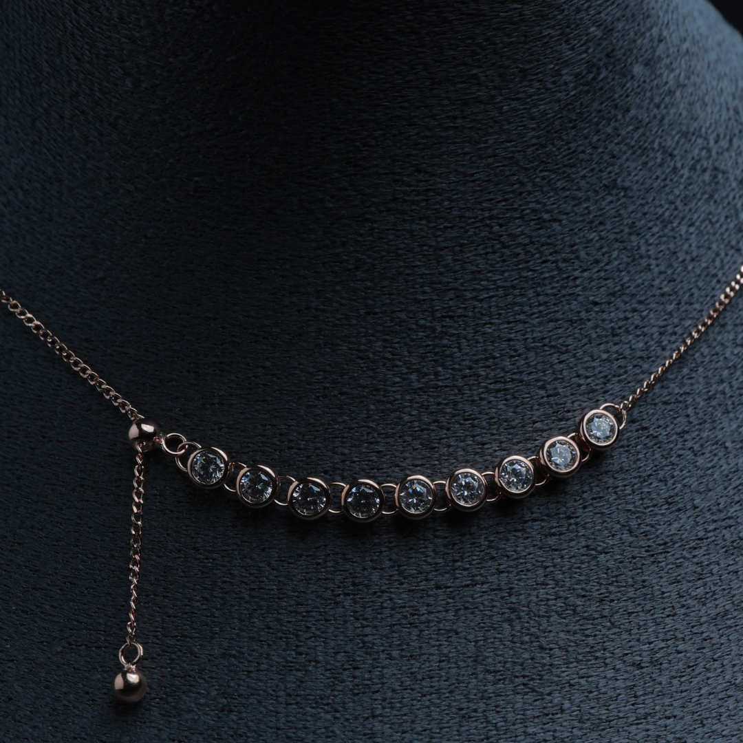 Celeste Spark Line Necklace