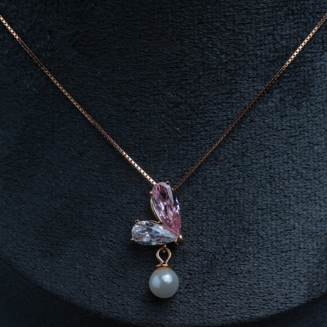 Aurora Pearl Drop Necklace