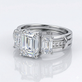 Triple Layer CZ Ring(Fixed size)