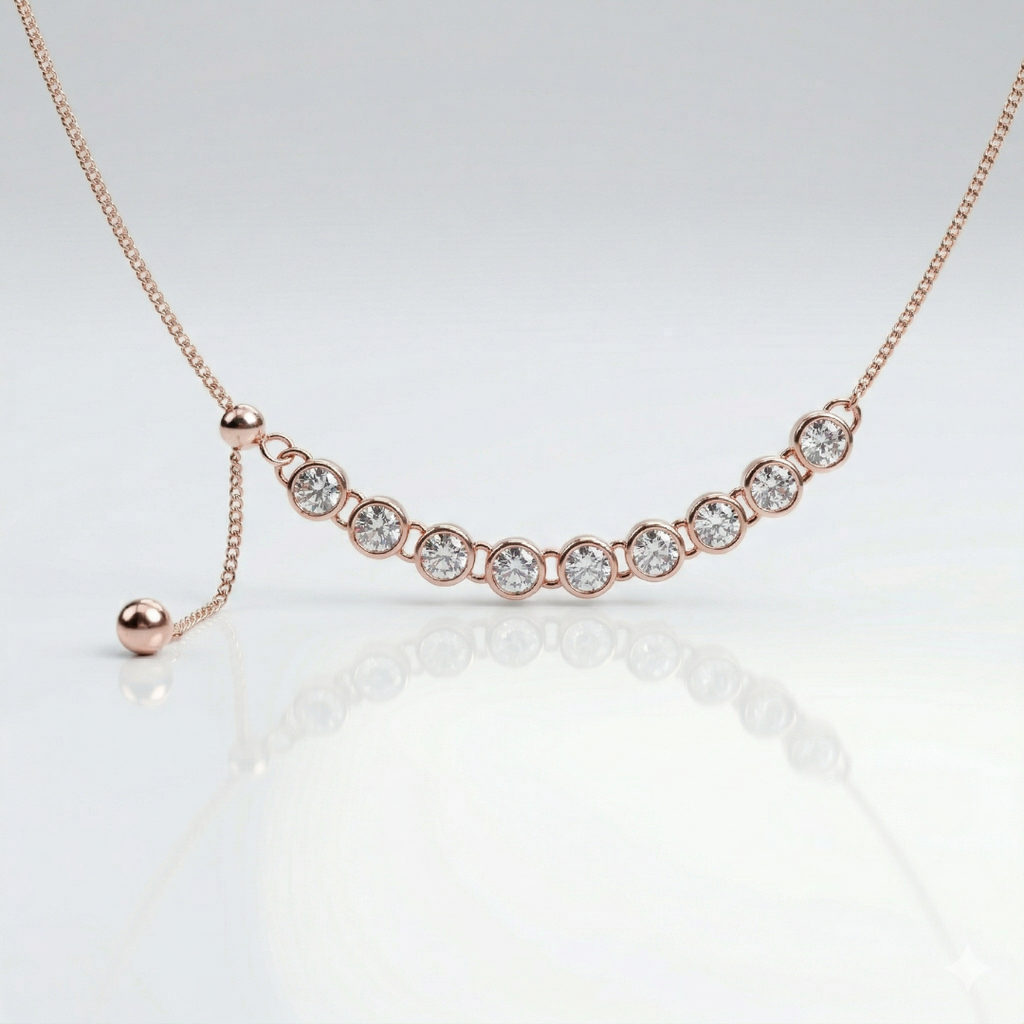 Celeste Spark Line Necklace