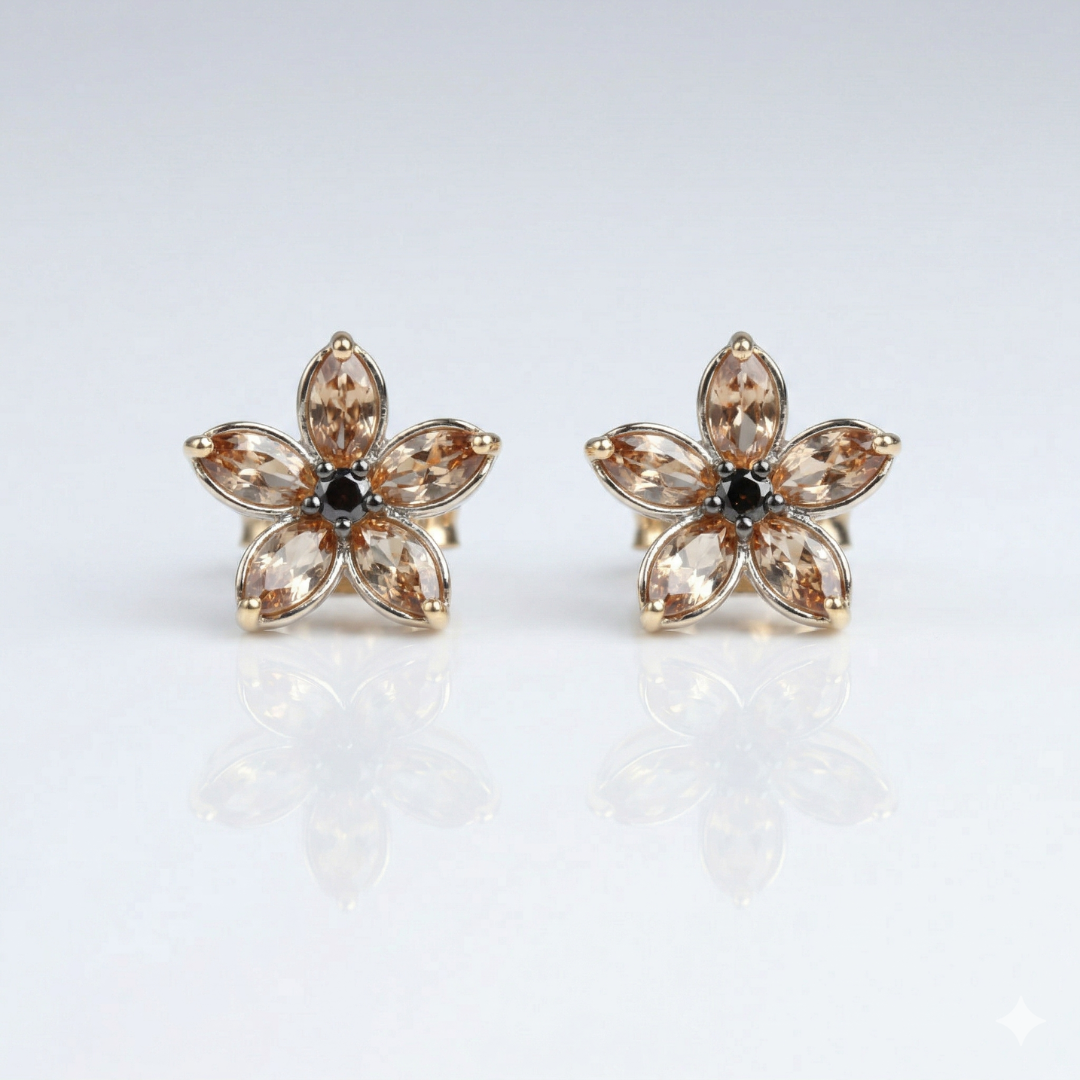 Shimmer Bloom Studs