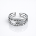 Classic Baguette Eternity Ring(Adjustable)