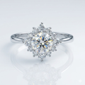 Floral Brilliance Ring(Adjustable)