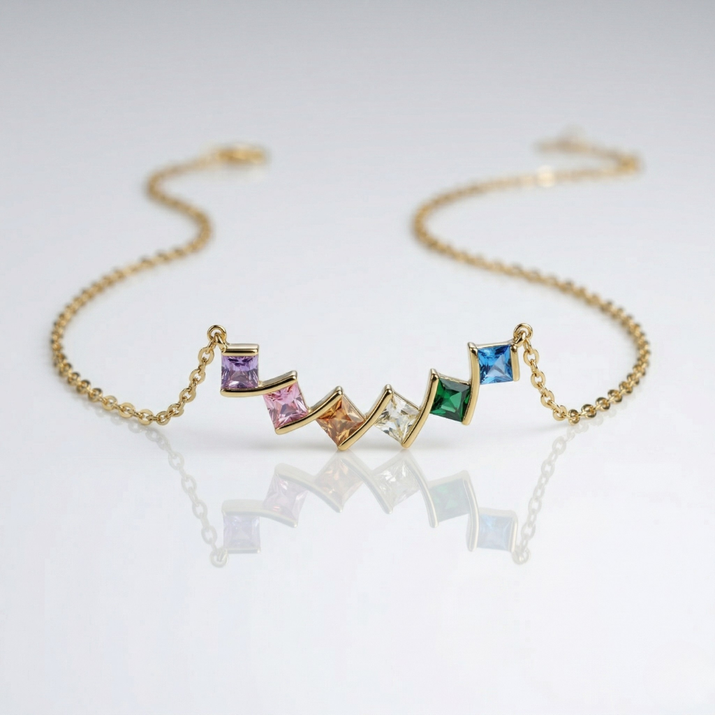 Prism Harmony Bar Necklace