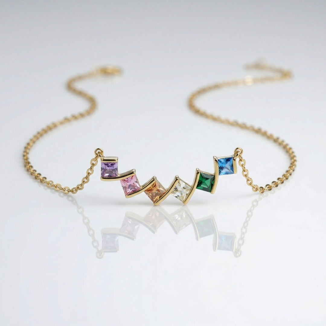 Prism Harmony Bar Necklace