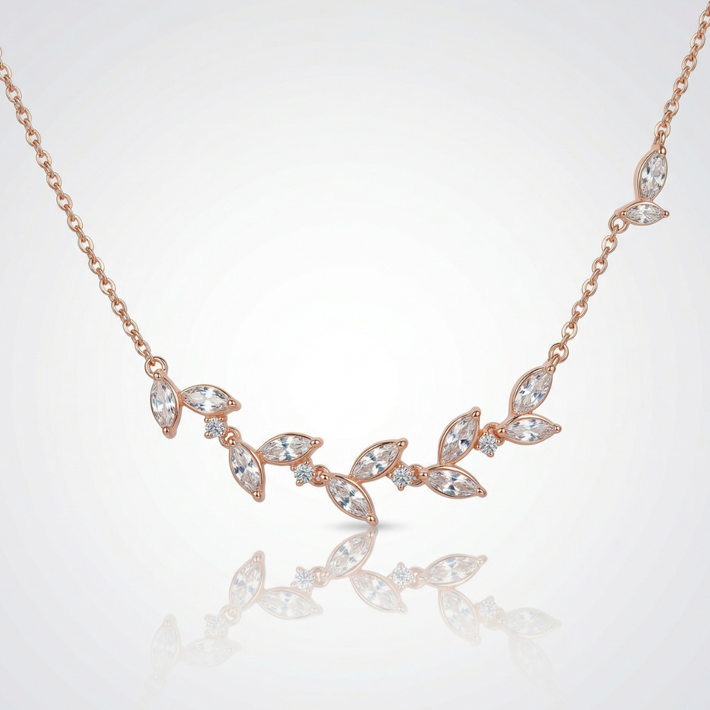 Dainty Leaf Chain Necklace