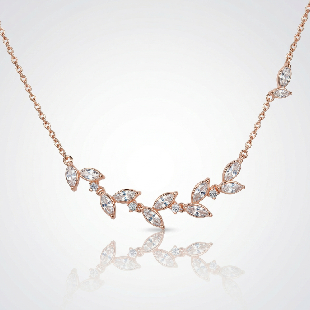 Dainty Leaf Chain Necklace