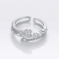 Laurel Duo Band Ring(Adjustable)