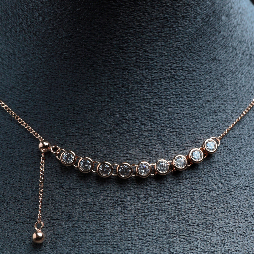 Celeste Spark Line Necklace