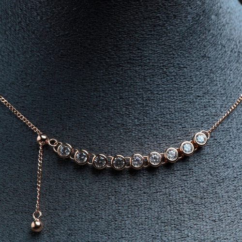 Celeste Spark Line Necklace