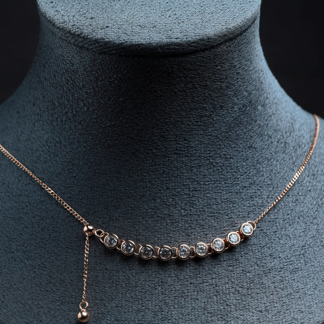 Celeste Spark Line Necklace