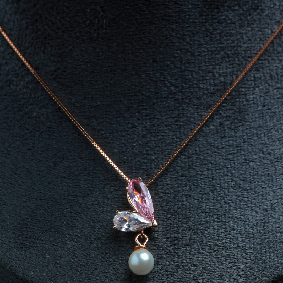 Aurora Pearl Drop Necklace