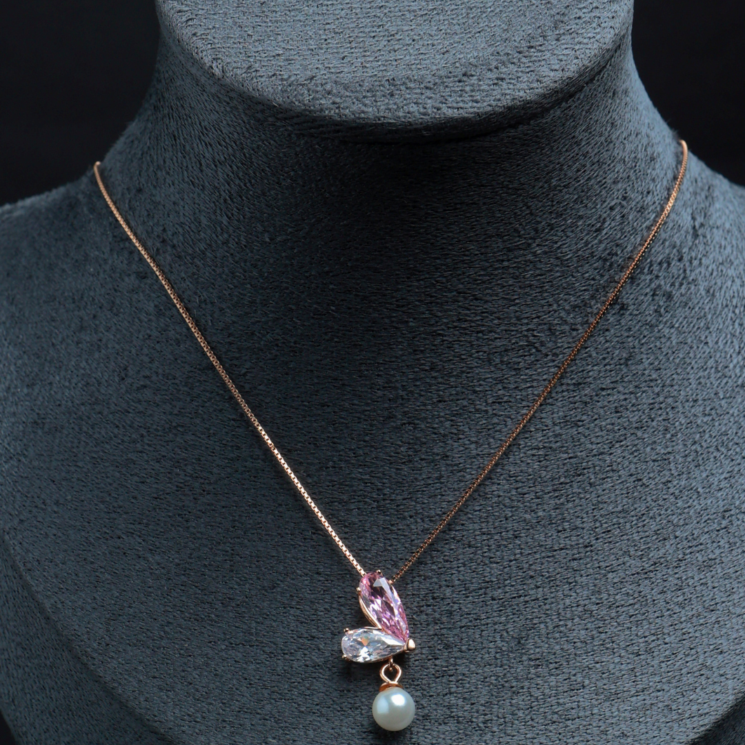 Aurora Pearl Drop Necklace