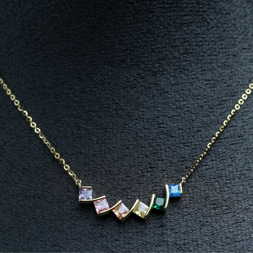 Prism Harmony Bar Necklace