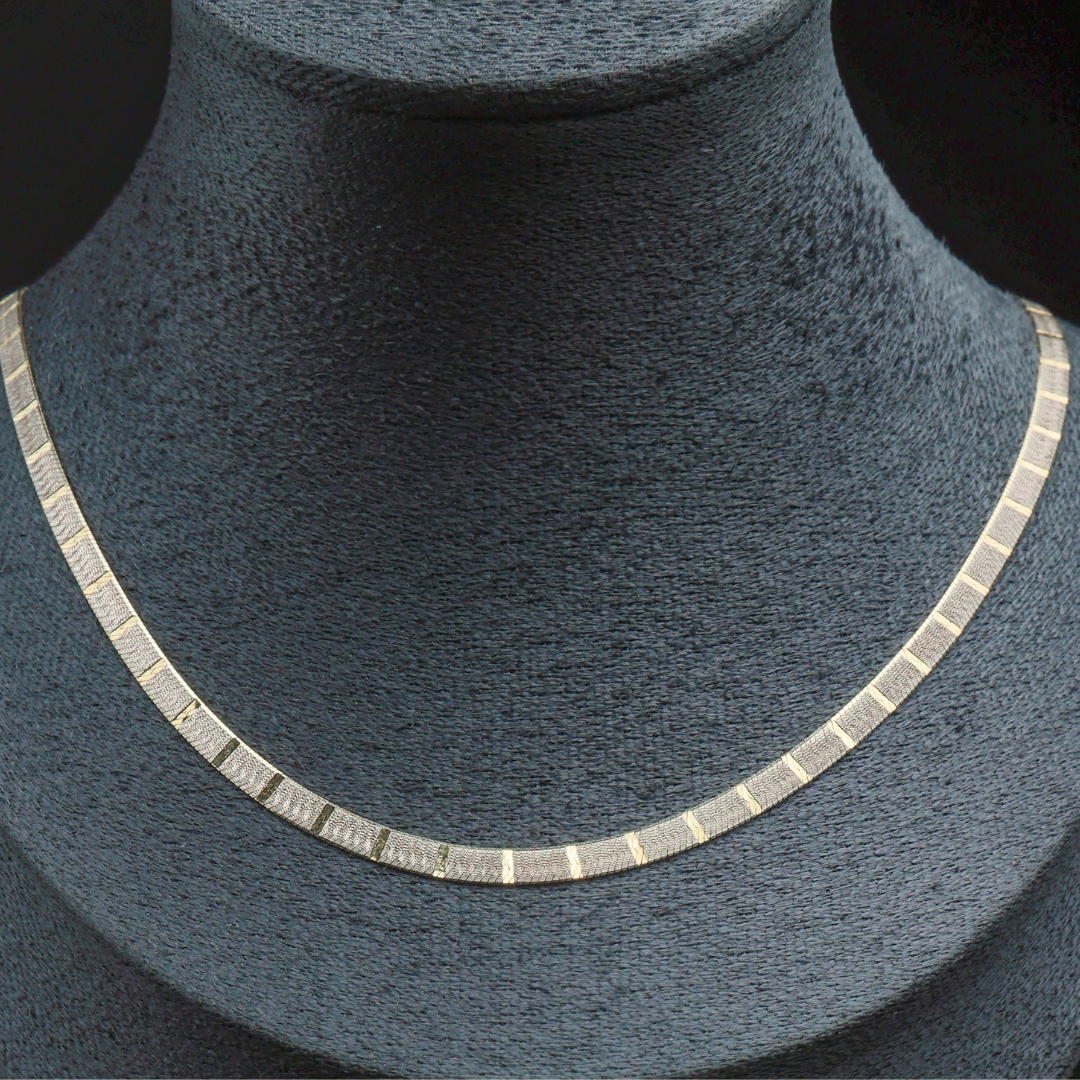Prism Flatlink Collar Necklace