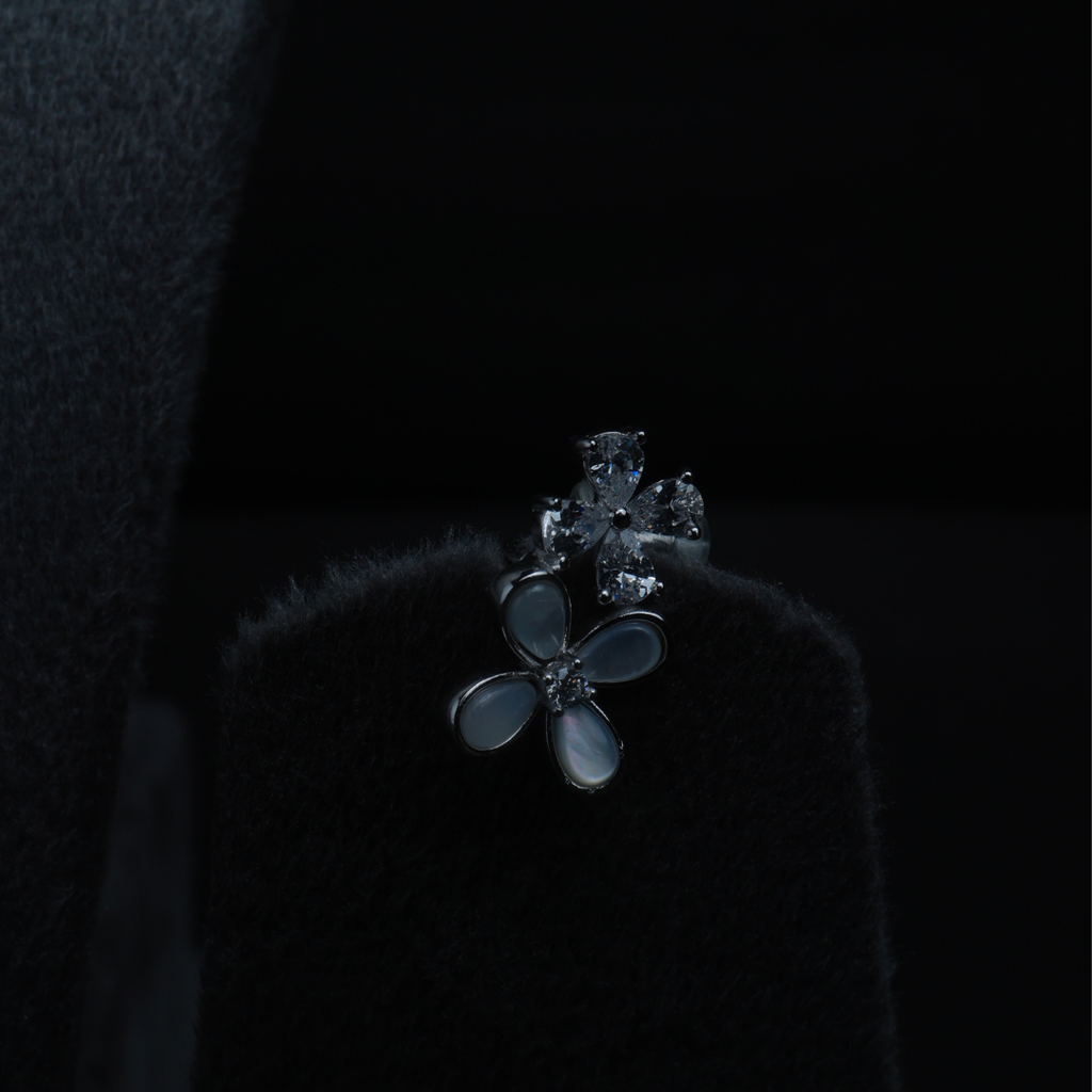 Celestia Blossom Silver Pendant Set