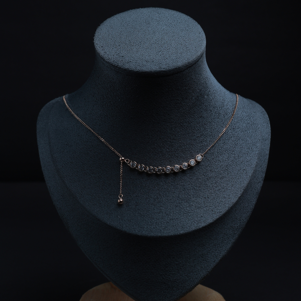 Celeste Spark Line Necklace