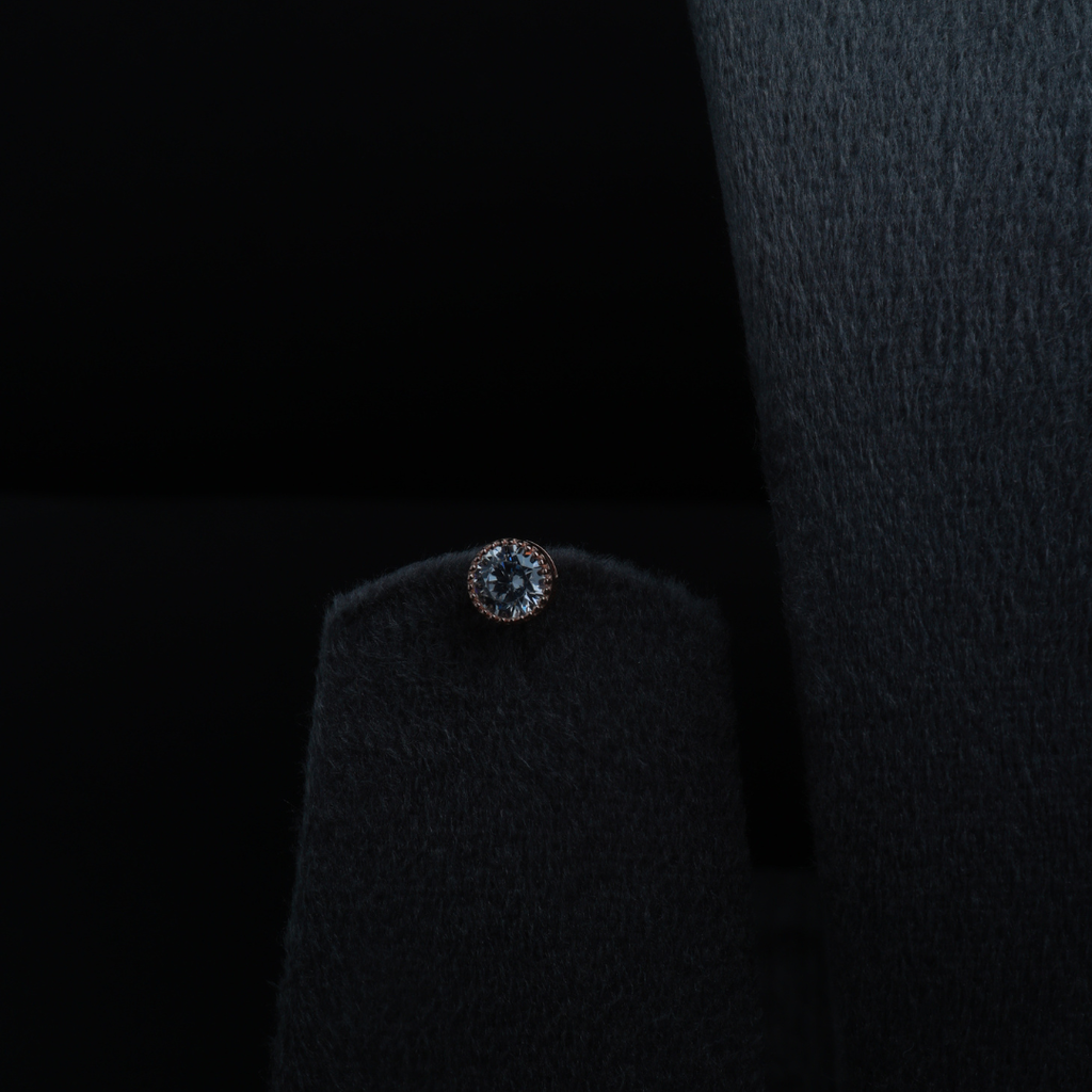 Eterna Solitaire Silver Pendant Set