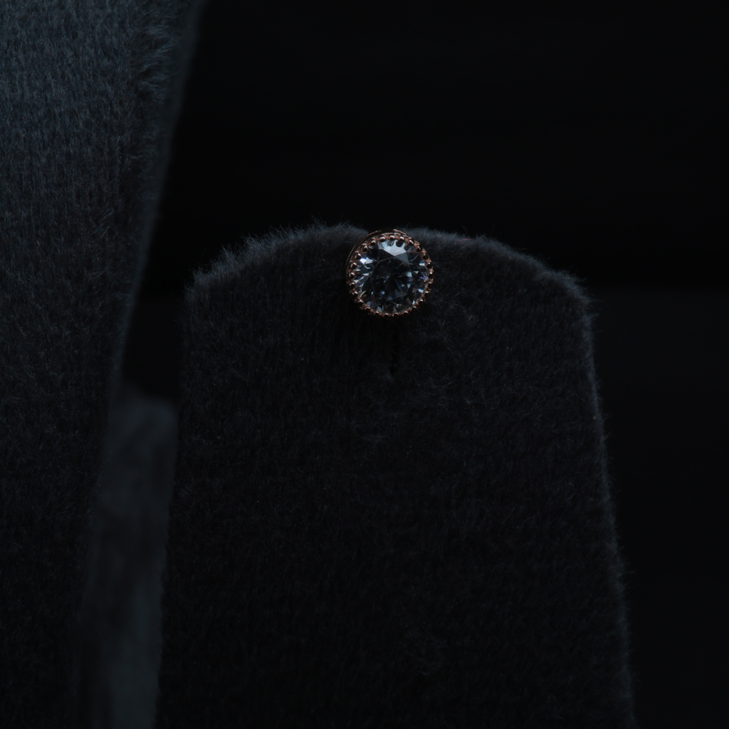 Eterna Solitaire Silver Pendant Set