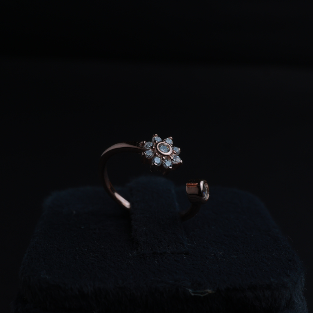 Petal Glow Adjustable Ring