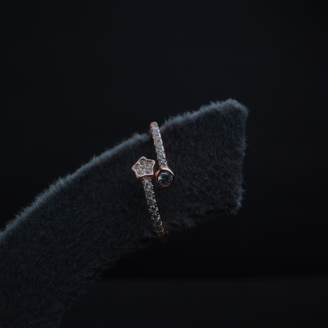 Starlight Duo Adjustable Ring