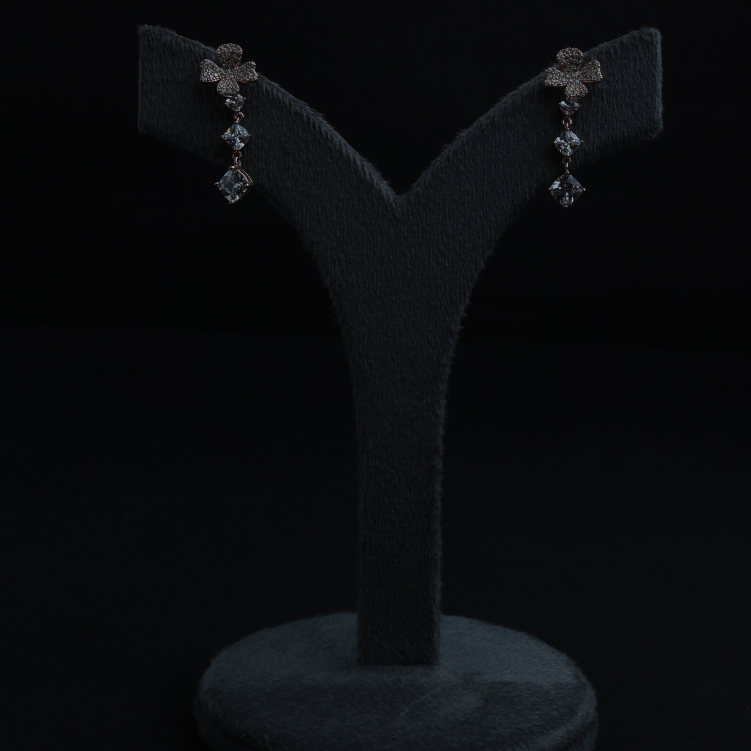 Twinkle Petal Drop Earrings