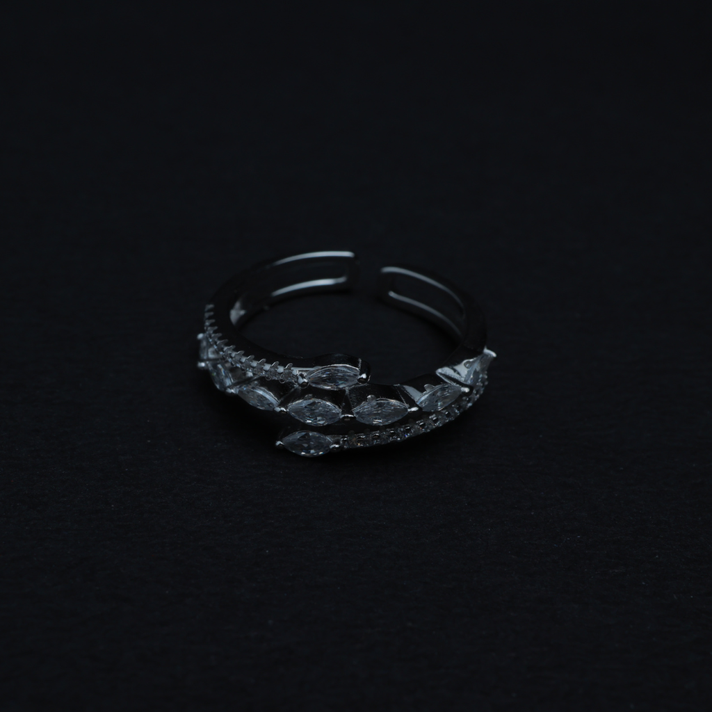 Laurel Duo Band Ring