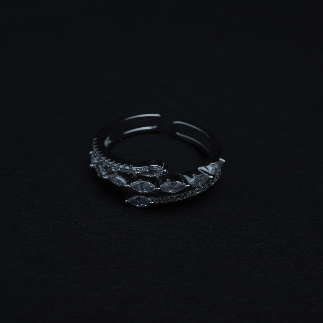 Laurel Duo Band Ring