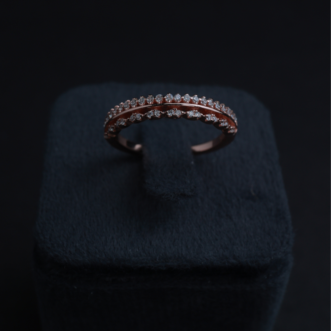 Rose Duo Band Ring